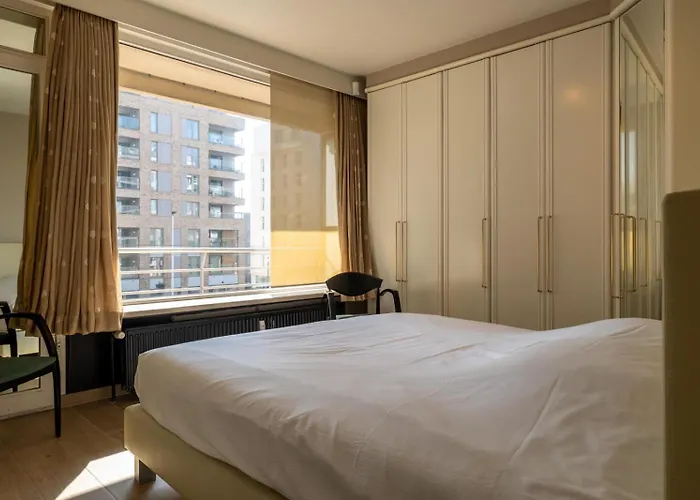 Bel Air - Luxury Seaside With Panoramic View And Jacuzzi T16 Lägenhet Oostende